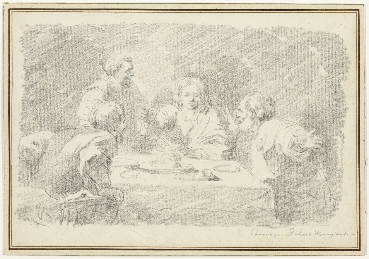 La cena en Emaús de Jean Honore Fragonard
