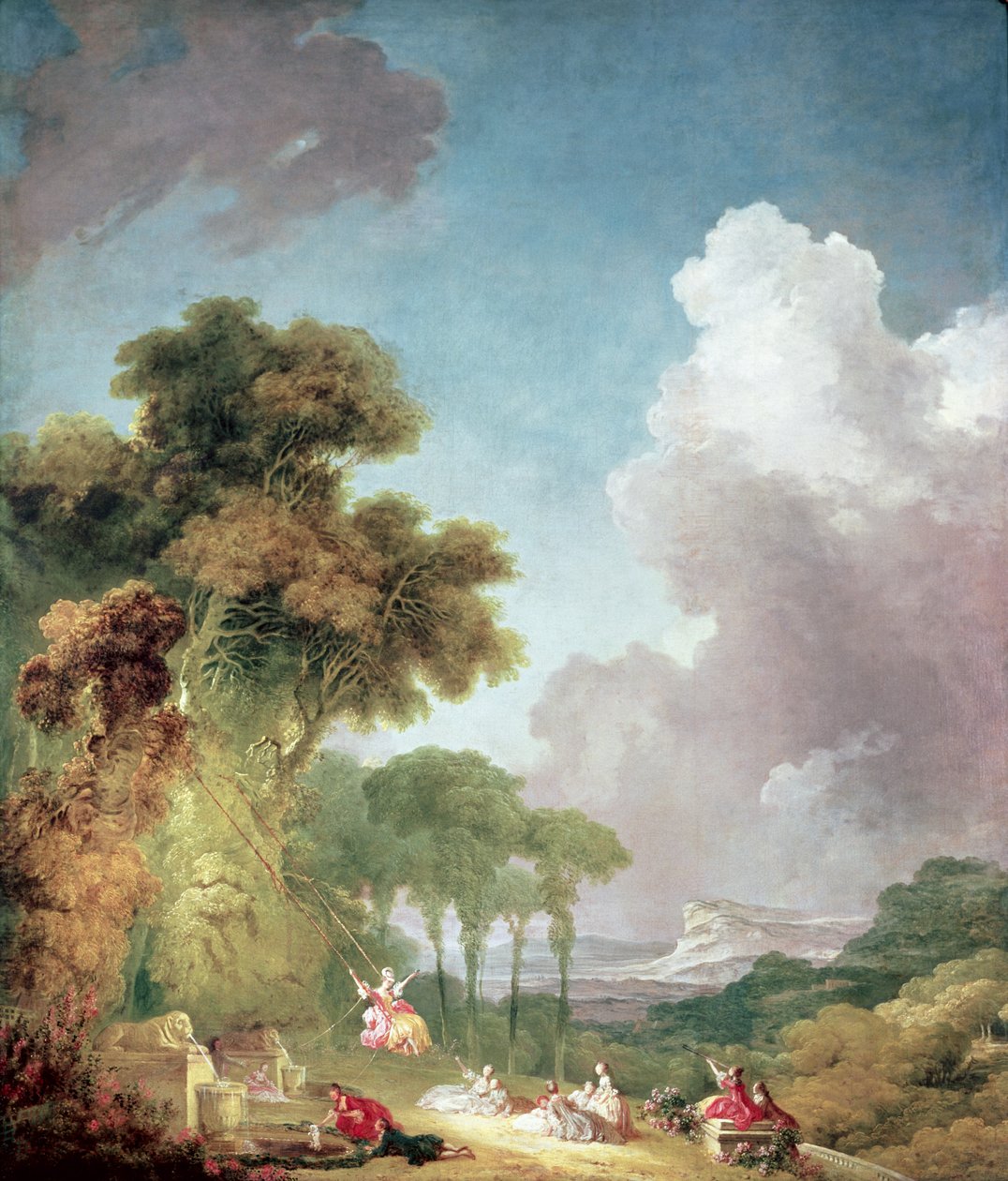 El Columpio, c.1775-1780 de Jean Honore Fragonard