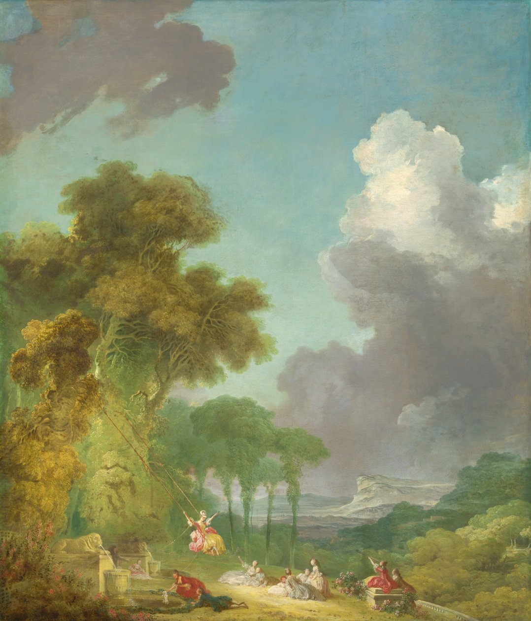 El columpio, c. 1775-1780 de Jean Honore Fragonard