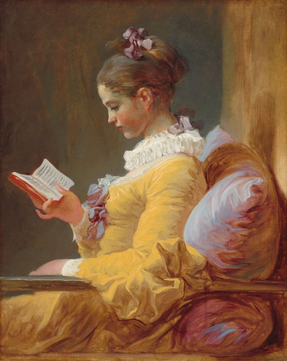 Joven Chica Leyendo de Jean Honore Fragonard