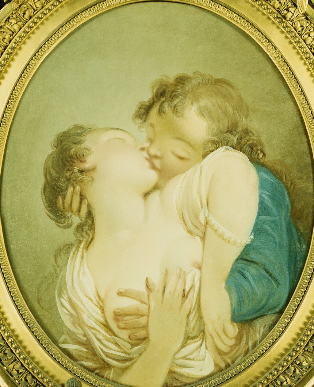 Jóvenes amantes de Jean Honore Fragonard