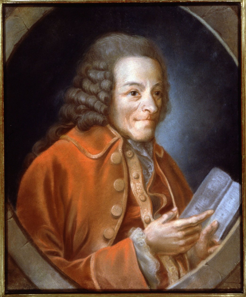 Voltaire, c. 1770-1775 (pintura) de Jean Huber