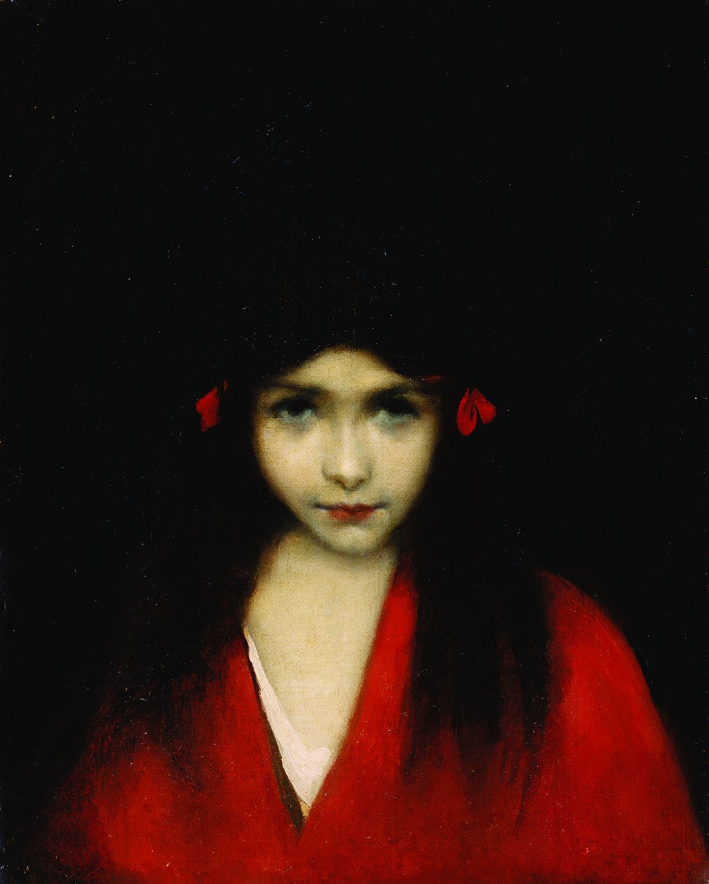 Cabeza de una niña de Jean Jacques Henner