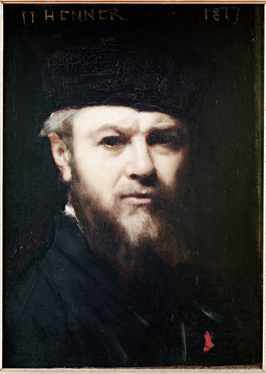 Autorretrato, 1877 de Jean Jacques Henner