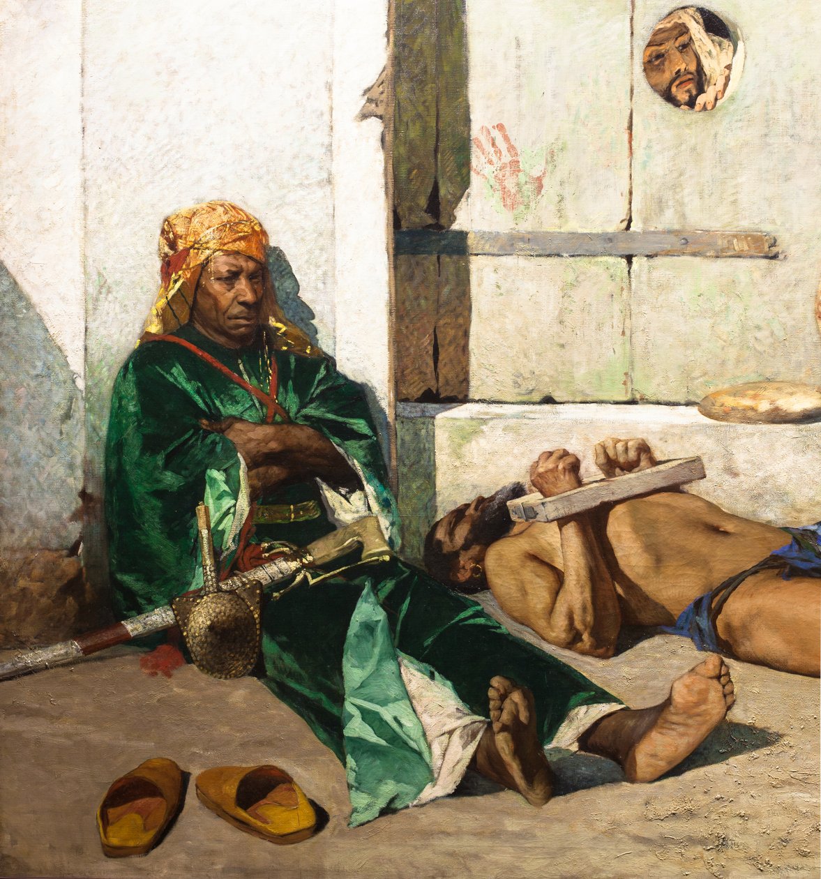 Prisioneros marroquíes (detalle) de Jean Joseph Benjamin Constant