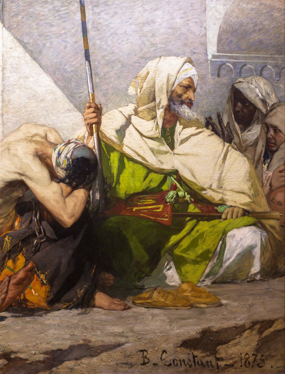 Prisioneros marroquíes (detalle) de Jean Joseph Benjamin Constant