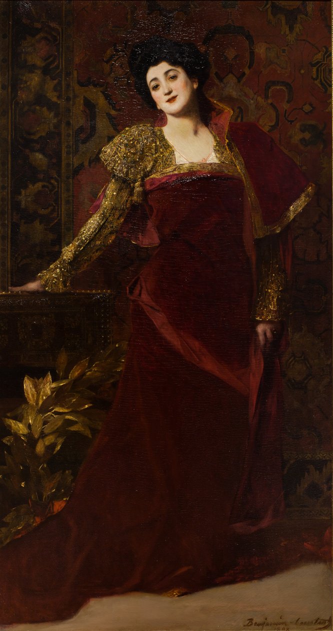 Retrato de Emma Calve de Jean Joseph Benjamin Constant