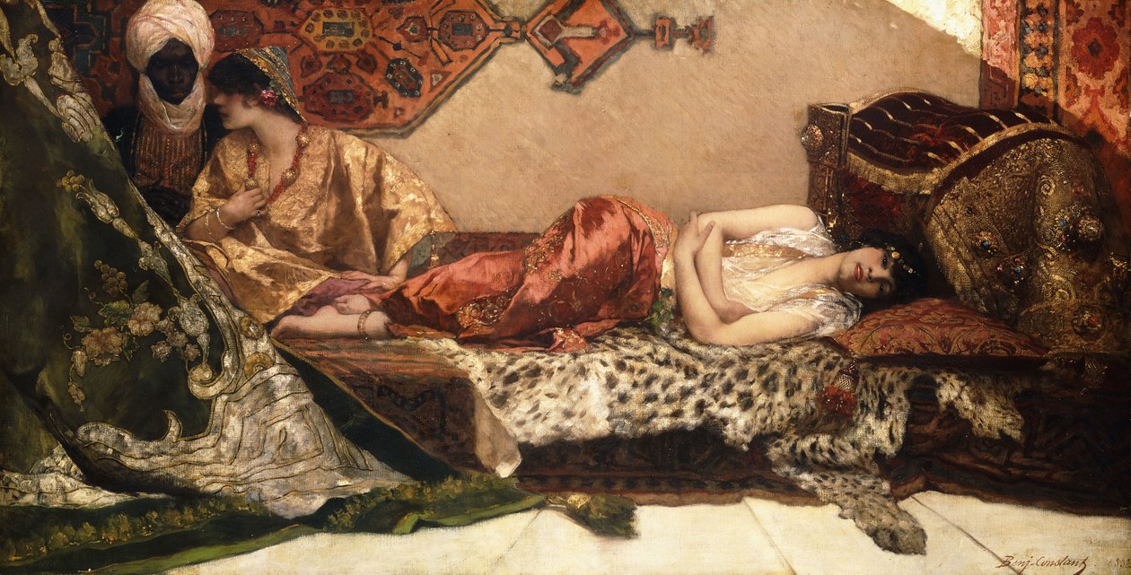 La odalisca, 1882 de Jean Joseph Benjamin Constant