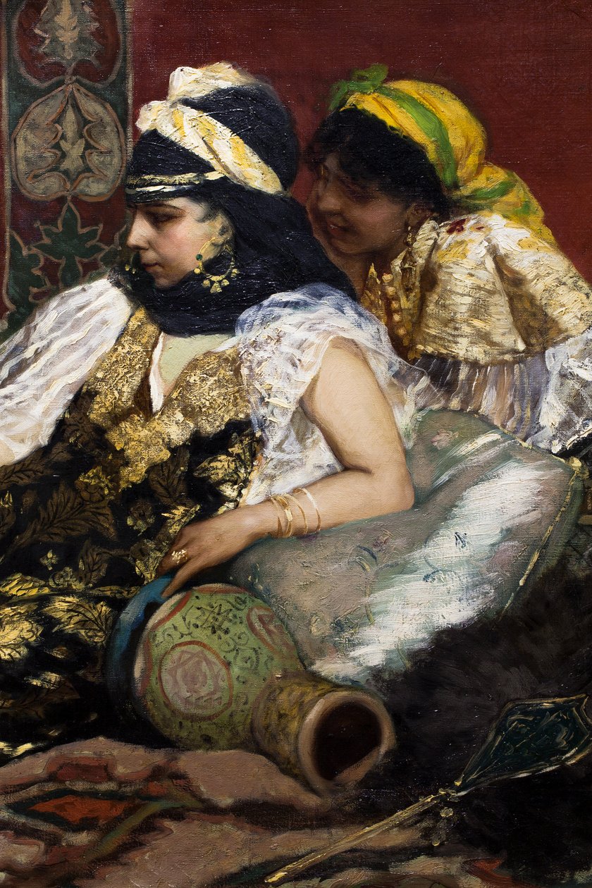 El flamenco rosa (detalle) de Jean Joseph Benjamin Constant