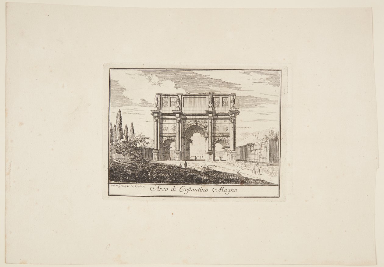 Arco de triunfo de Constantino el Grande de Jean Laurent Legeay