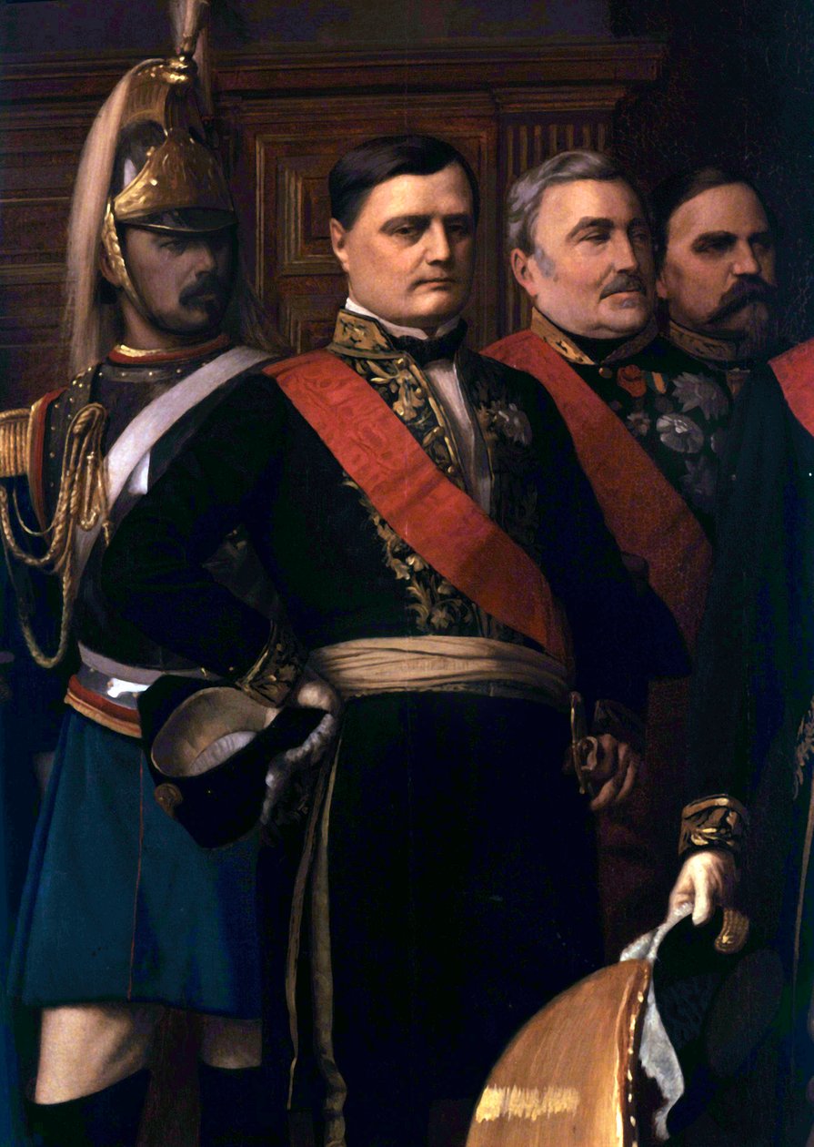 Alexandre Colonna-Walewski, detalle siglo XIX (pintura) de Jean Leon Gerome
