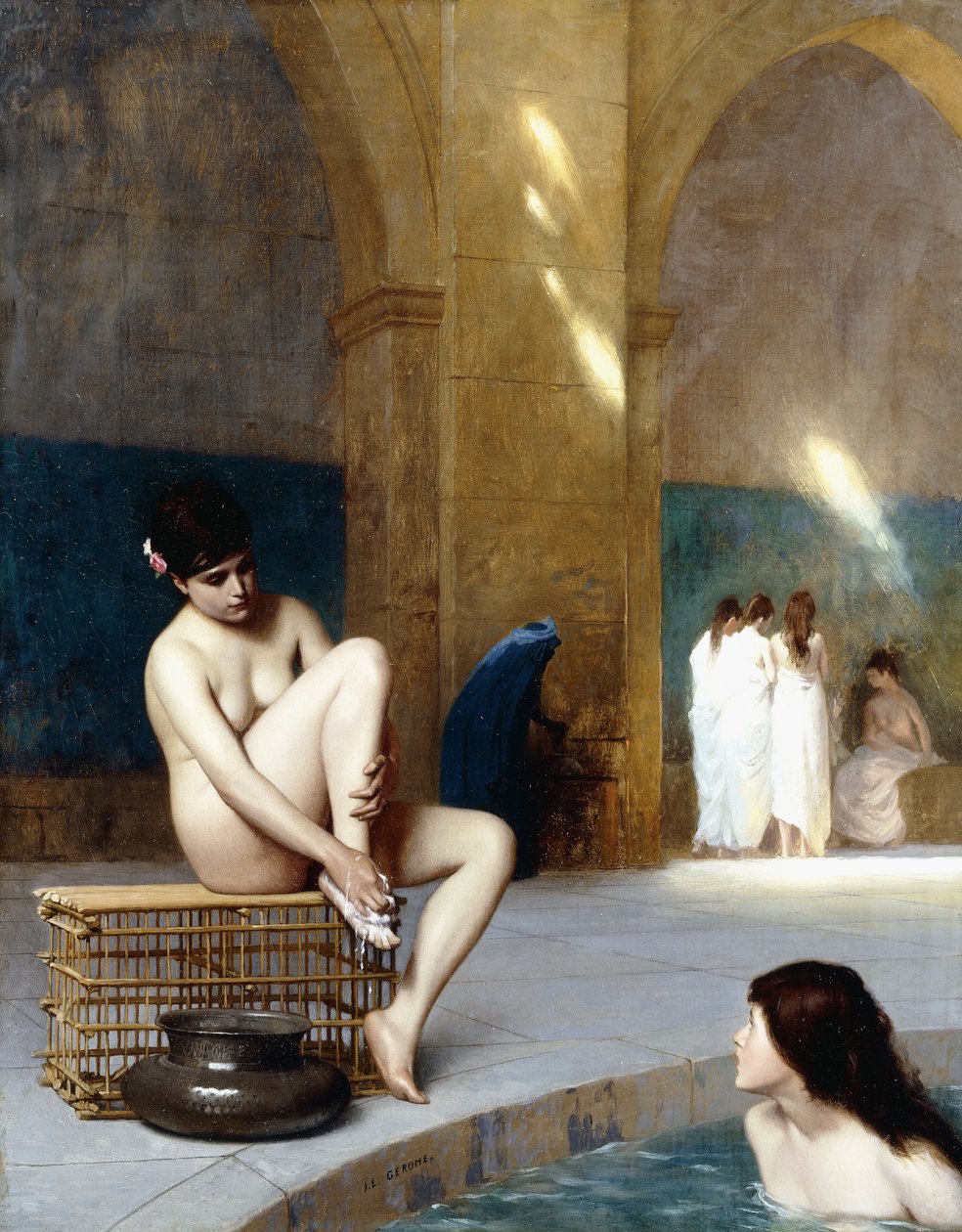Mujer Desnuda, c.1889 de Jean Leon Gerome