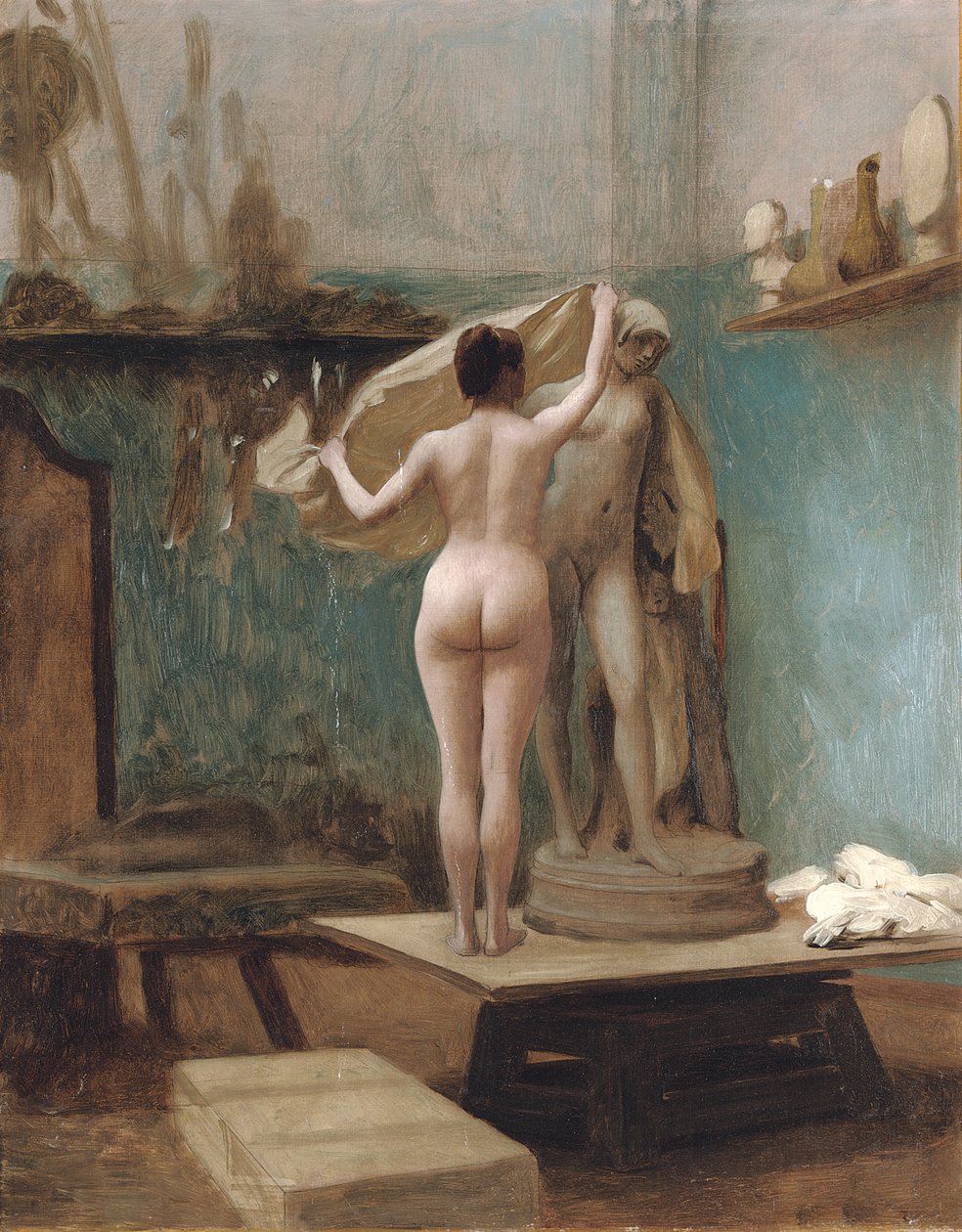 El Fin de la Sesión, c.1896 de Jean Leon Gerome