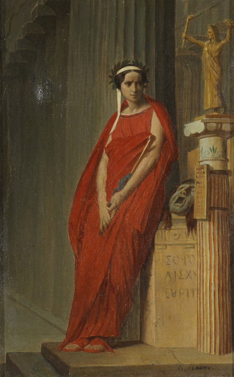 Élisa Rachel como Fedra de Jean Leon Gerome