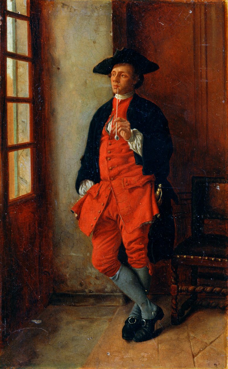 Un fumador, siglo XIX de Jean Louis Ernest Meissonier