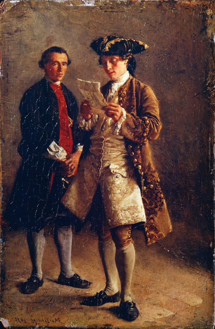 Leyendo una carta, 1852 de Jean Louis Ernest Meissonier