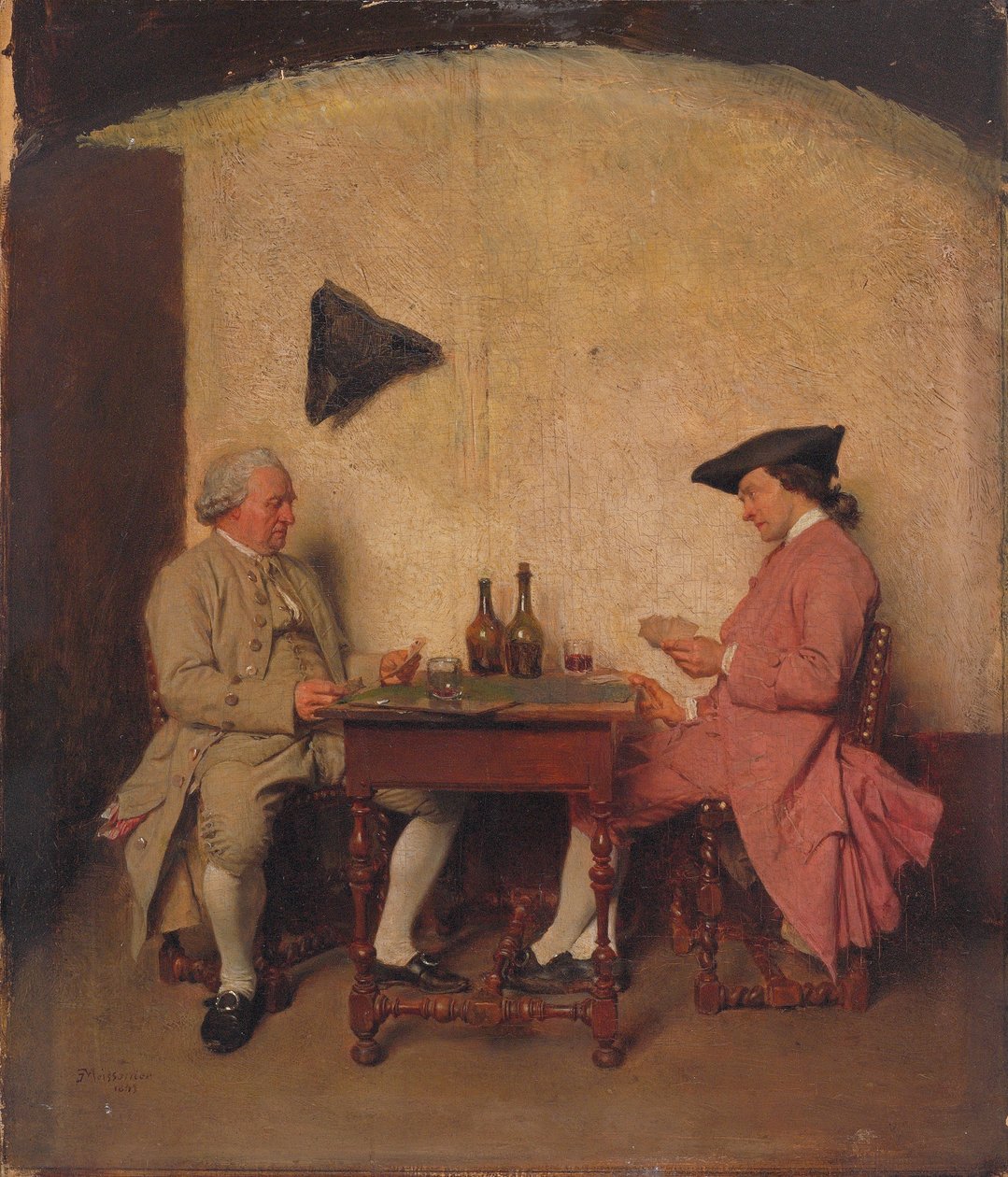 Los jugadores de cartas, 1865 de Jean Louis Ernest Meissonier