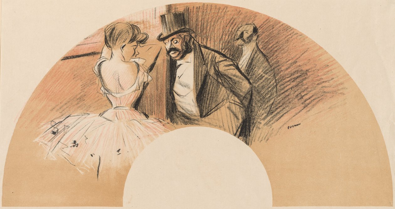 Abanico Bal Gavarni de Jean Louis Forain