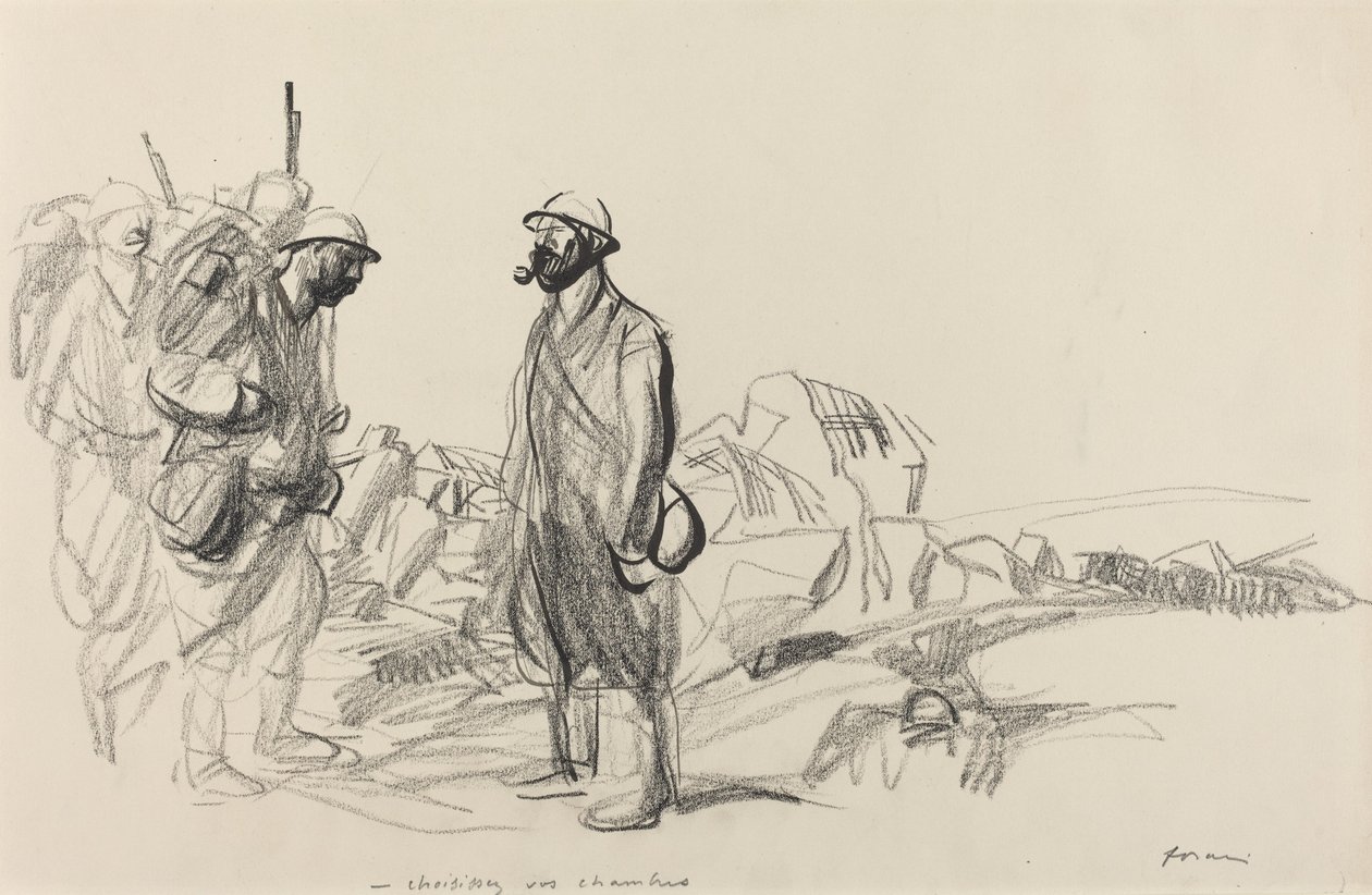 Elijan sus habitaciones, c. 1914-1919 de Jean Louis Forain