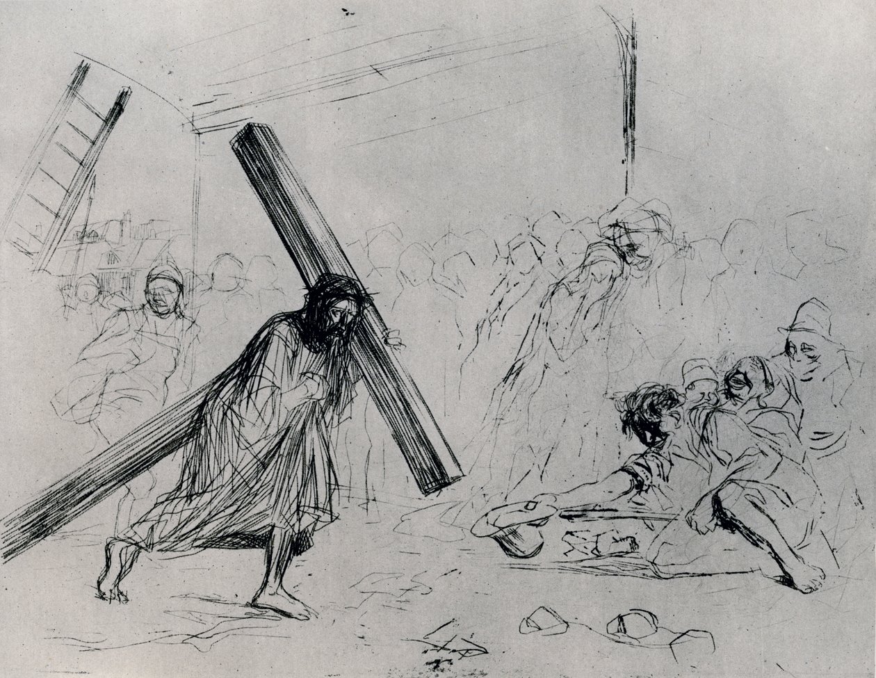 Cristo llevando la cruz de Jean Louis Forain