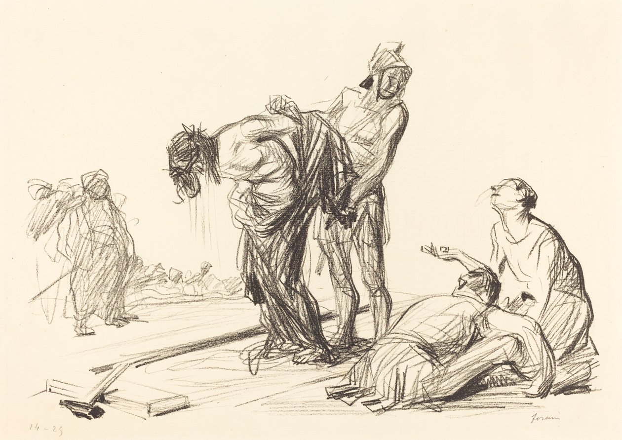 Cristo despojado de sus vestiduras de Jean Louis Forain