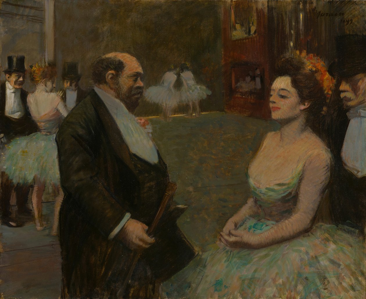En las alas, 1899 de Jean Louis Forain