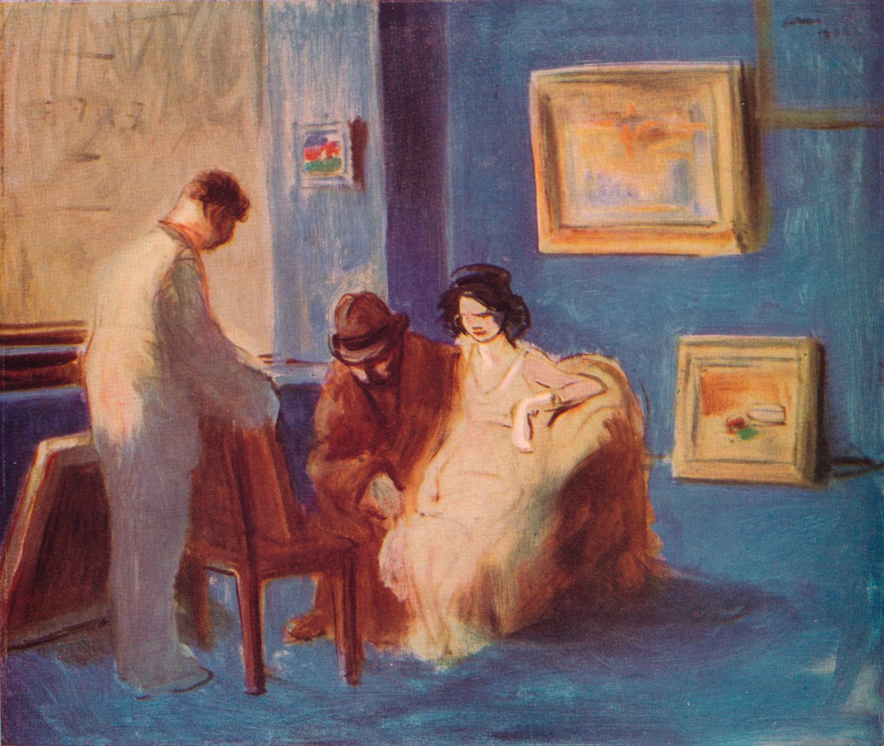 El comerciante de cuadros, c1927 de Jean Louis Forain