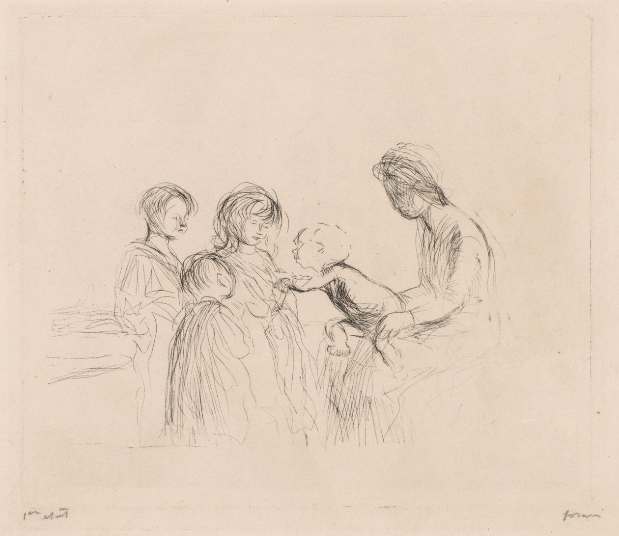 Madonna y niños de Jean Louis Forain
