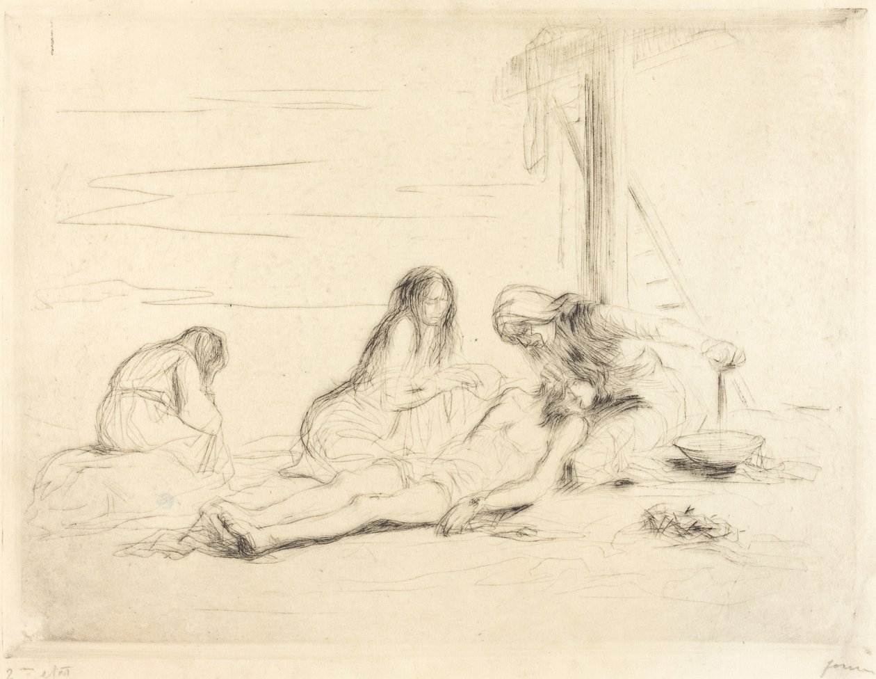 Pietá (primera placa) de Jean Louis Forain