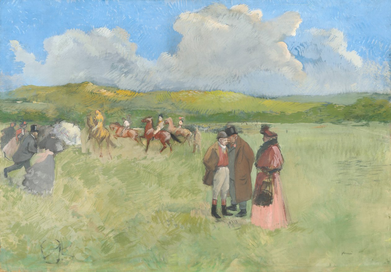 La Pista de Carreras, c. 1891 de Jean Louis Forain