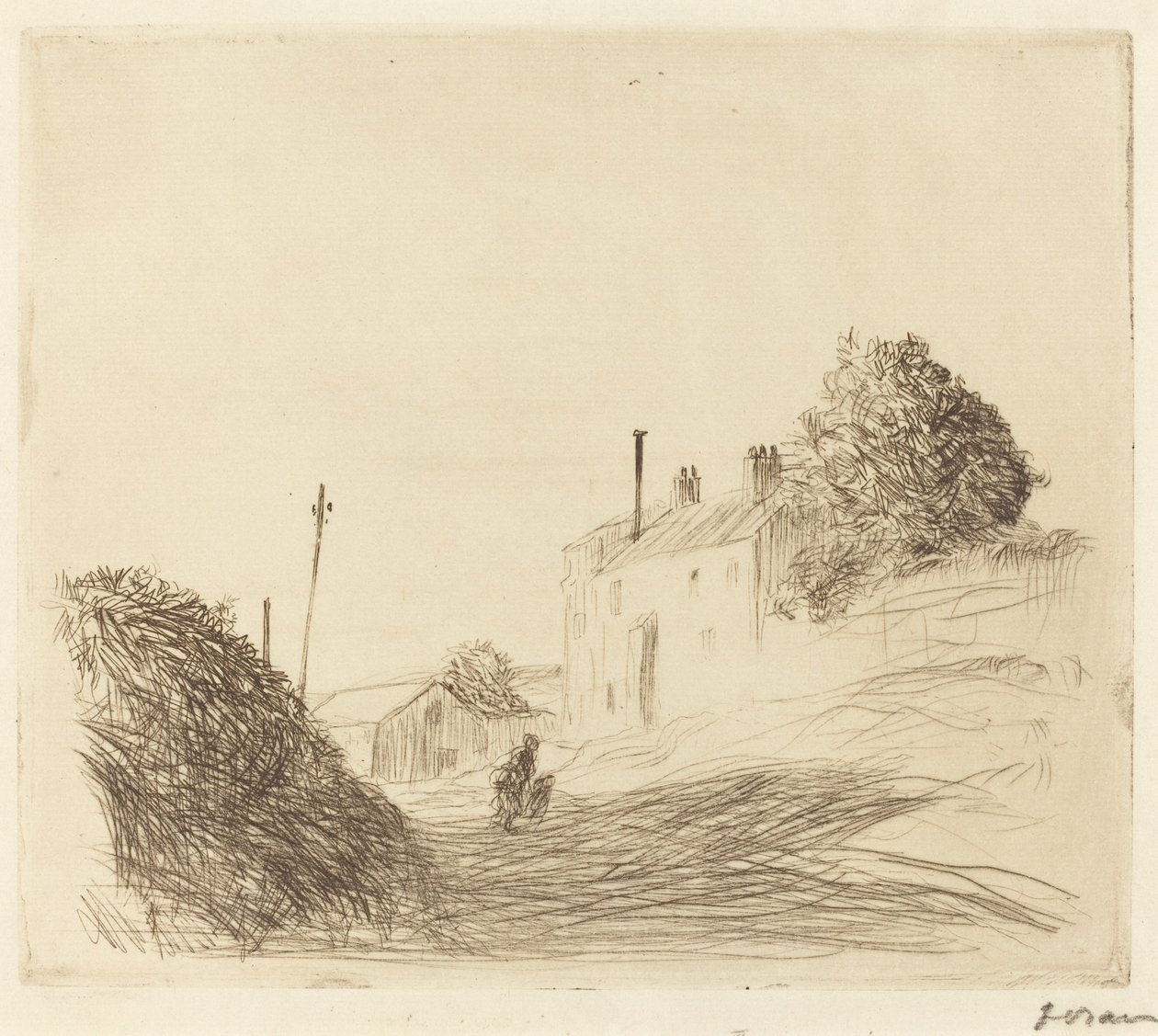 El camino a Rocquencourt de Jean Louis Forain