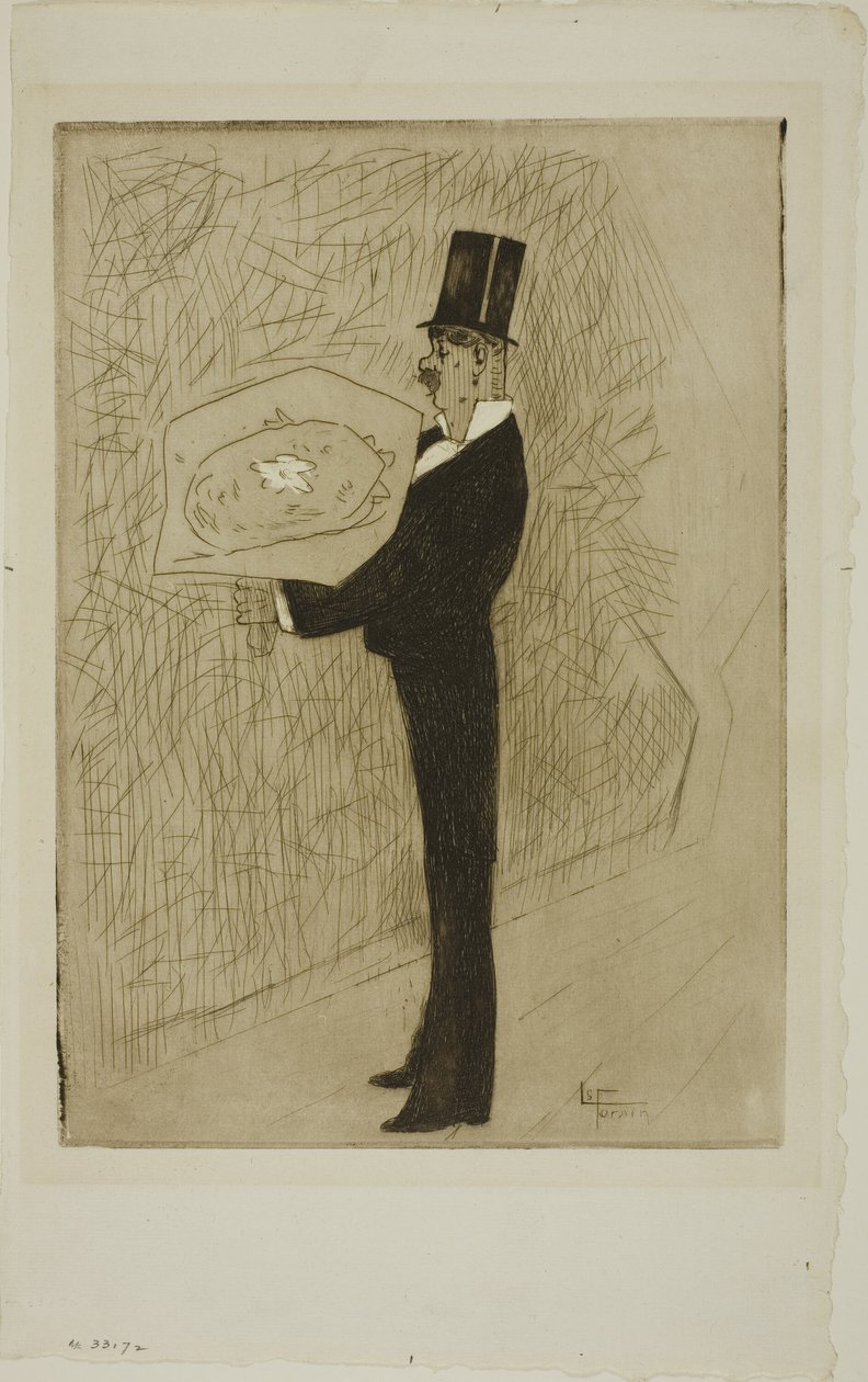 El dandy con un ramo de Jean Louis Forain