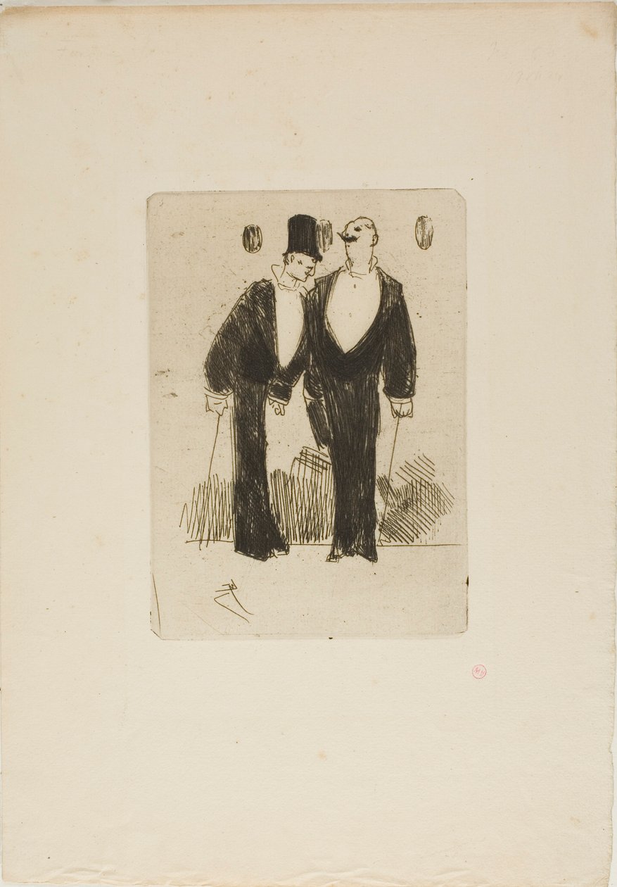 Los dos dandis de Jean Louis Forain