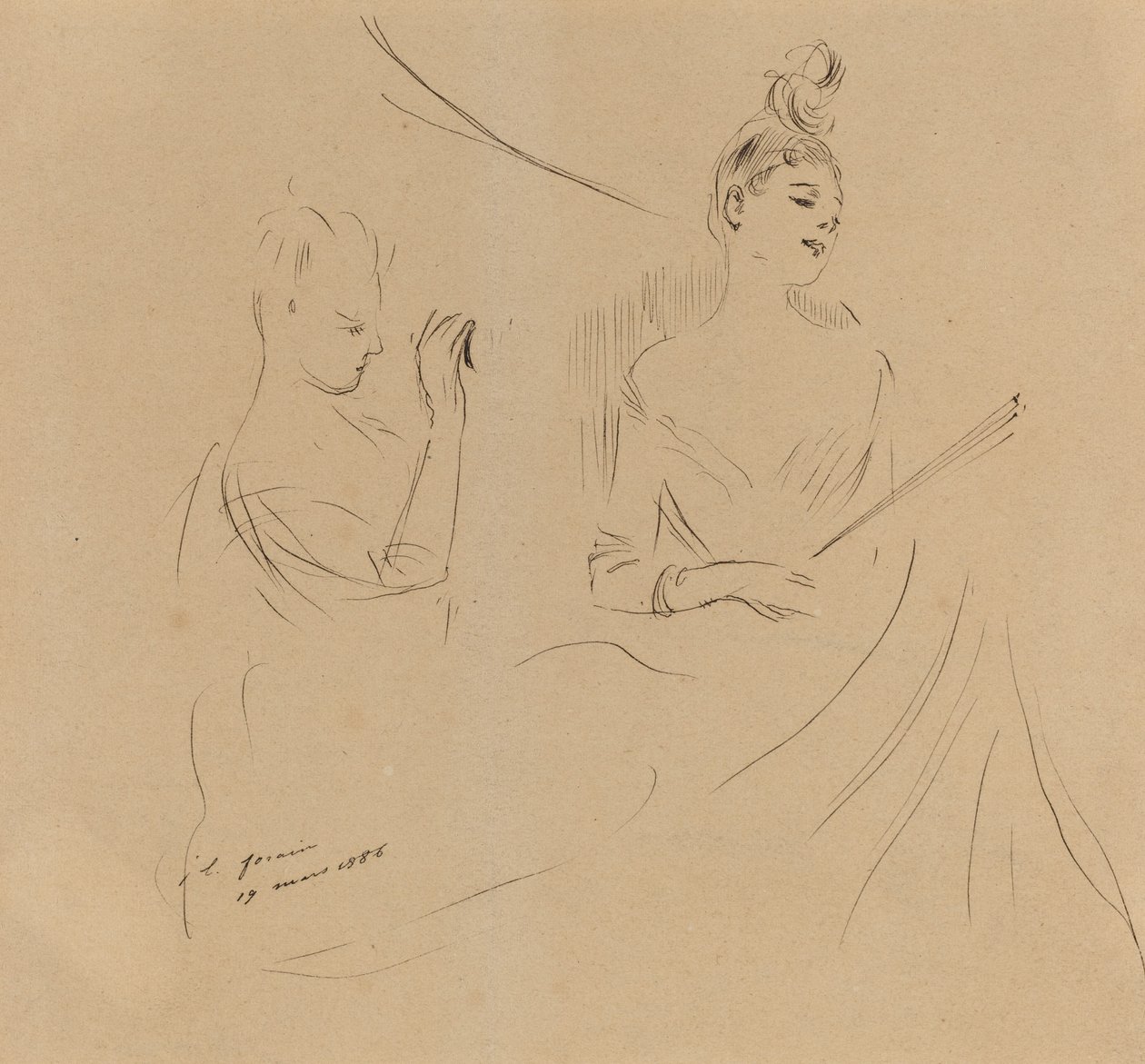 Dos Damas en un Palco de Jean Louis Forain