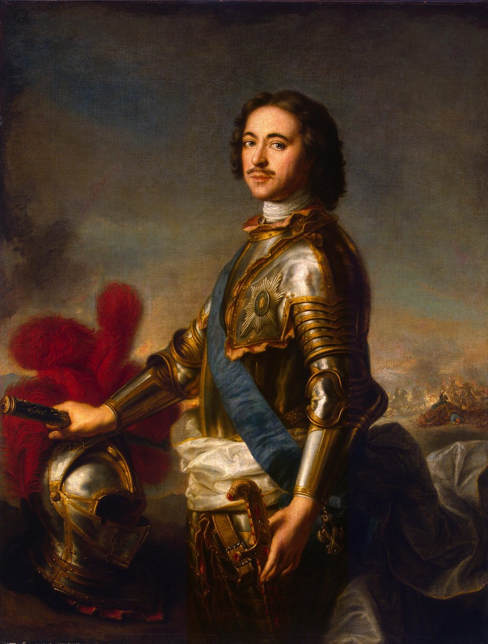 Retrato de Pedro I (1672–1725) de Jean Marc Nattier