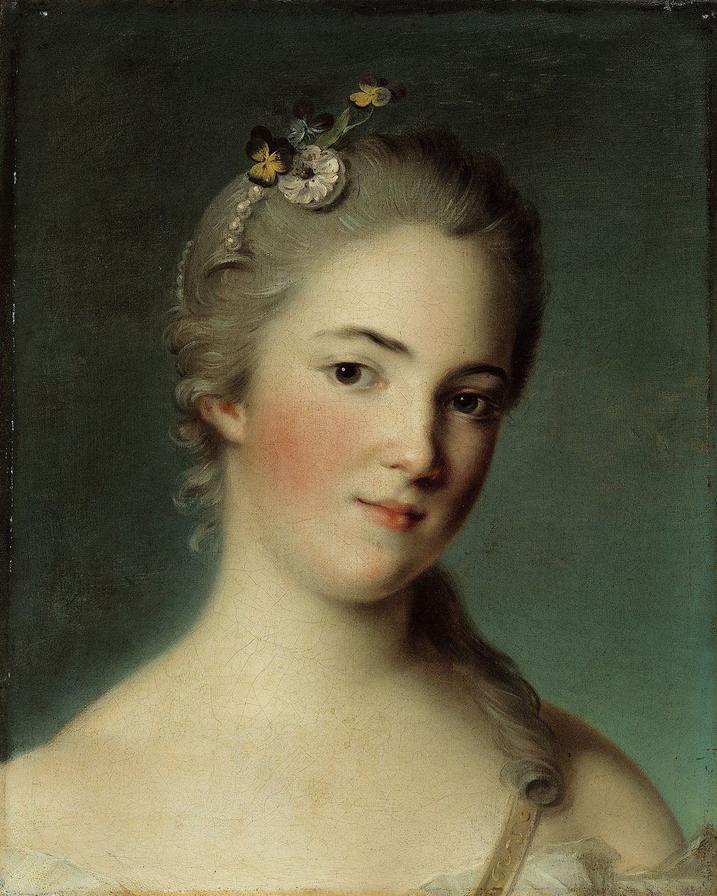Retrato de Marie-Geneviève Boudrey de Jean Marc Nattier
