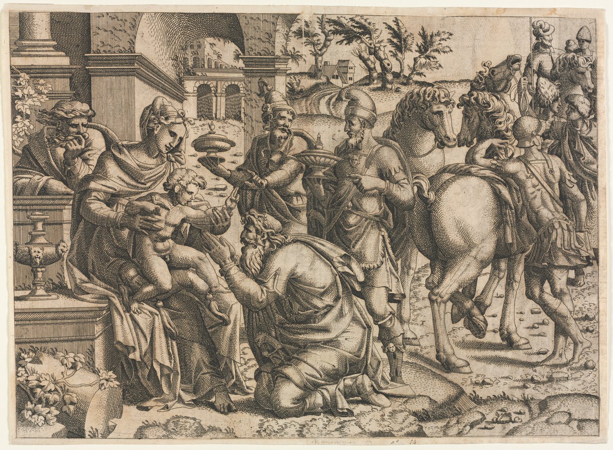 The Adoration of the Magi de Jean Mignon
