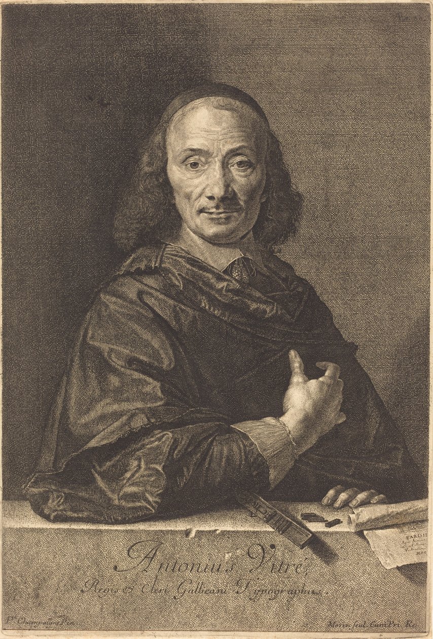 Antoine Vitre de Jean Morin after Philippe de Champaigne
