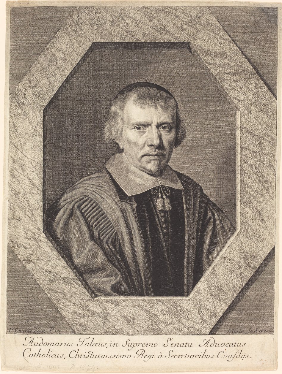 Omer Talon de Jean Morin after Philippe de Champaigne