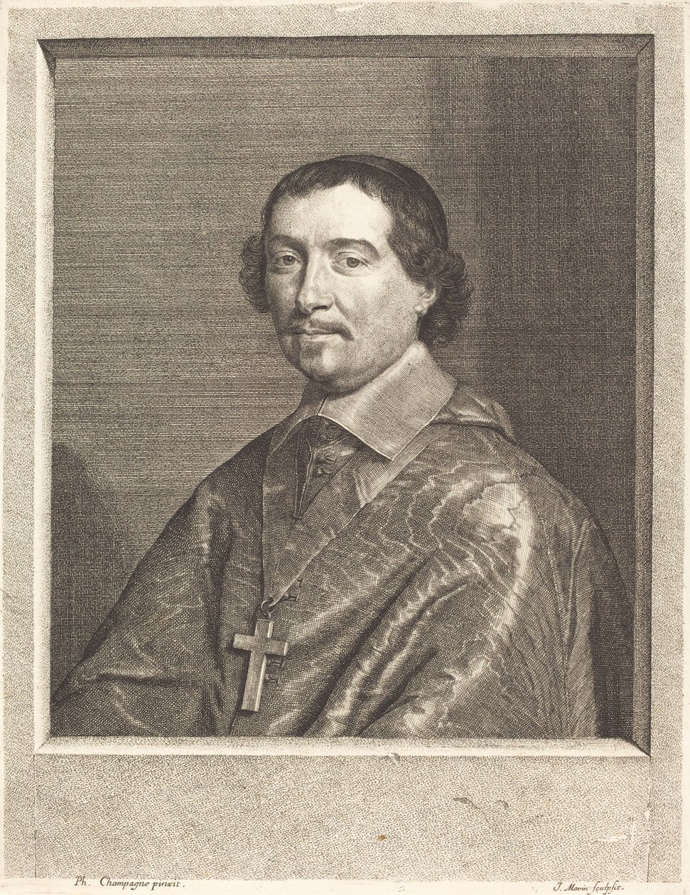 Pierre Berthier de Jean Morin after Philippe de Champaigne