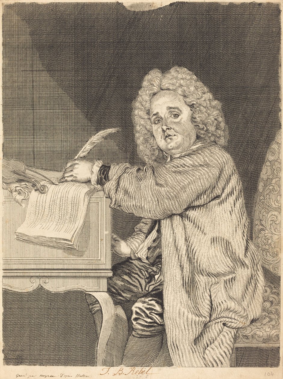 J.-B. Rebel de Jean Moyreau, Antoine Watteau