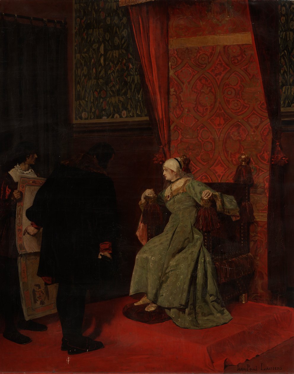Colón antes de Isabel de Jean Paul Laurens