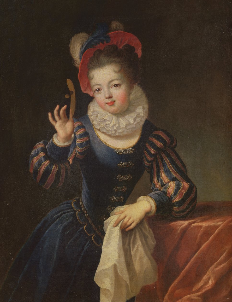 Joven con una máscara de Jean Raoux
