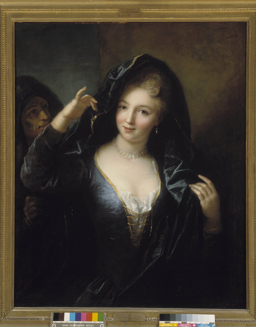 Joven con collar de perlas de Jean Raoux
