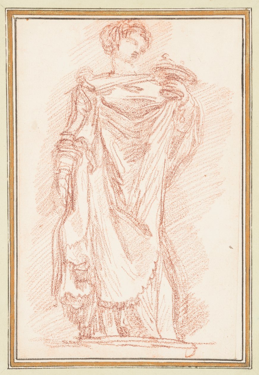 Figura Masculina de Pie en Quitón de Jean Robert Ango
