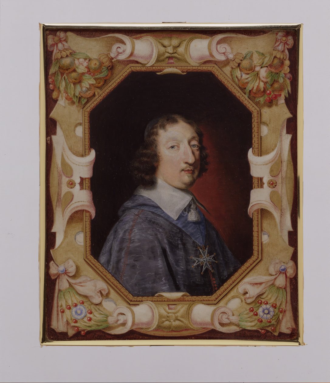 Retrato de un eclesiástico, 1628 de Jean Saillant