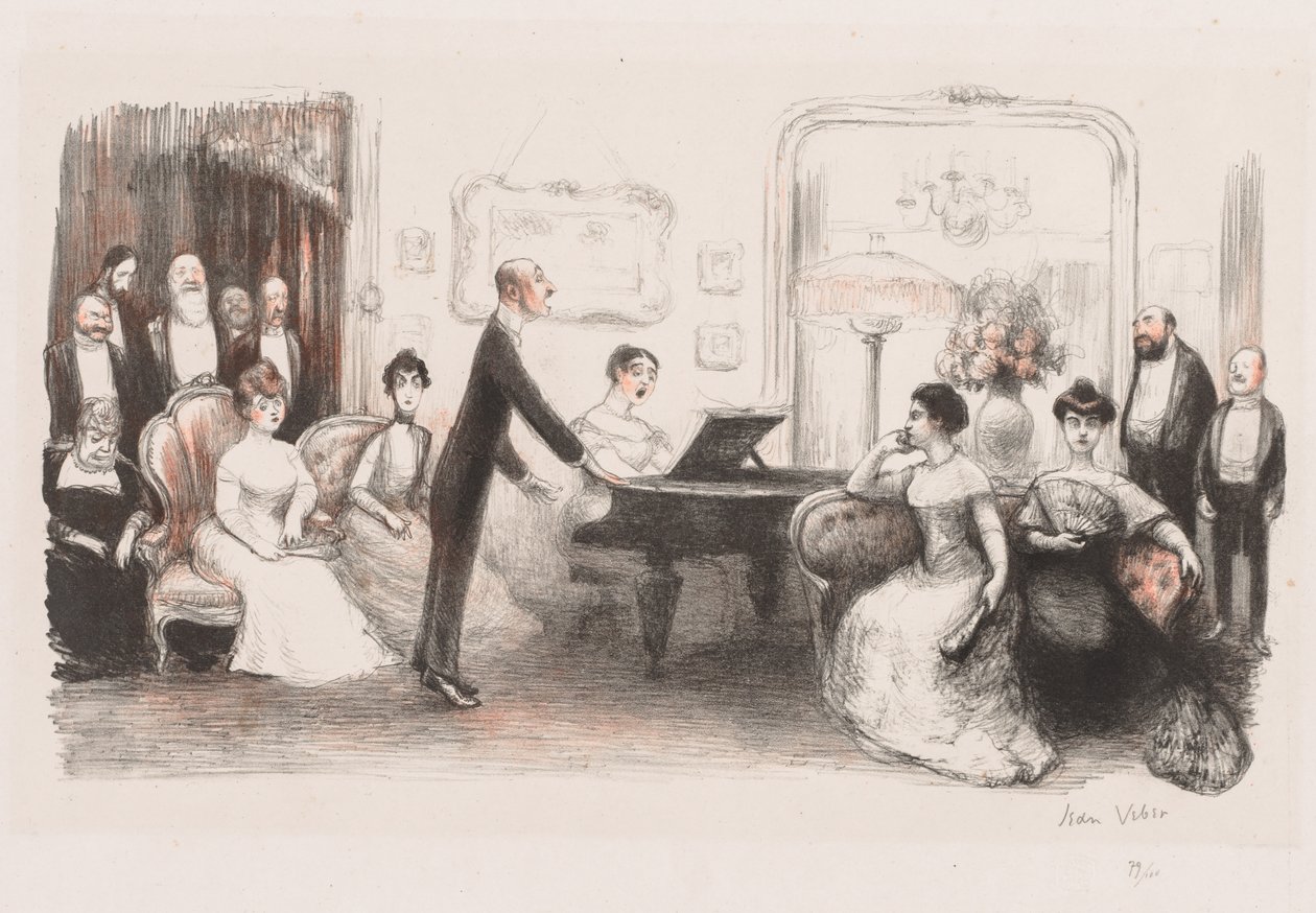 La Soirée Bourgeoise, 1907 de Jean Veber