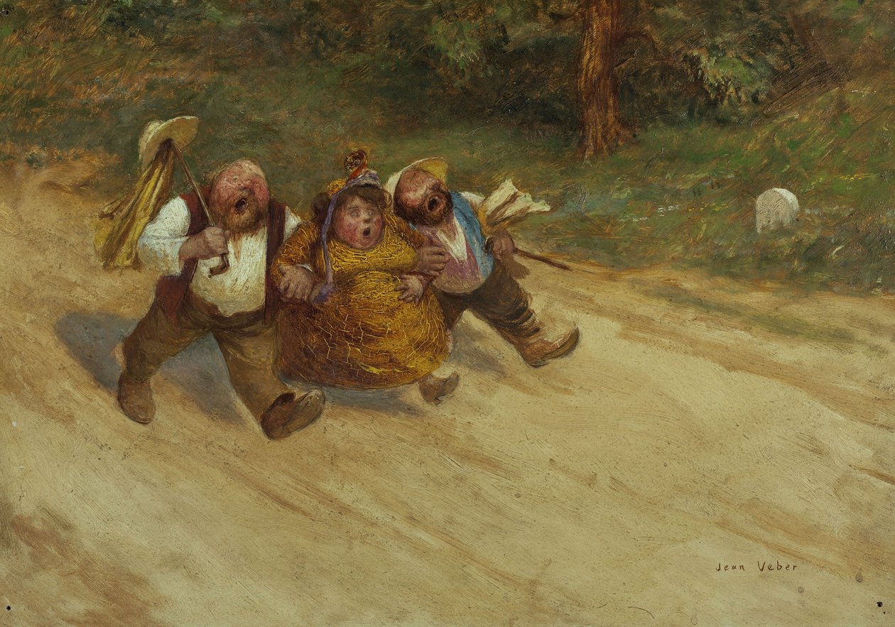 Tres buenos amigos, hacia 1902 (óleo) de Jean Veber