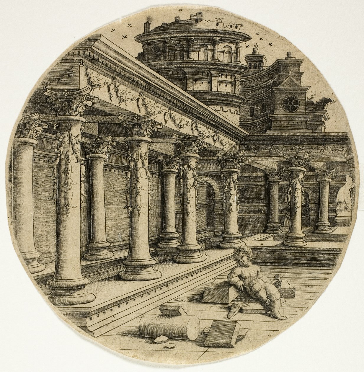El niño en el patio de Jean de Gourmont