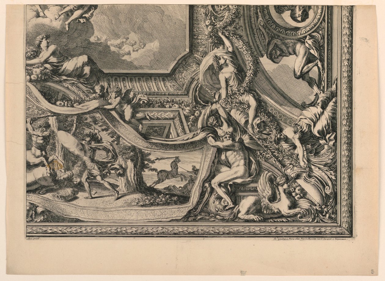 Techo, de "Grands Carts de Plafons" de Jean le Pautre
